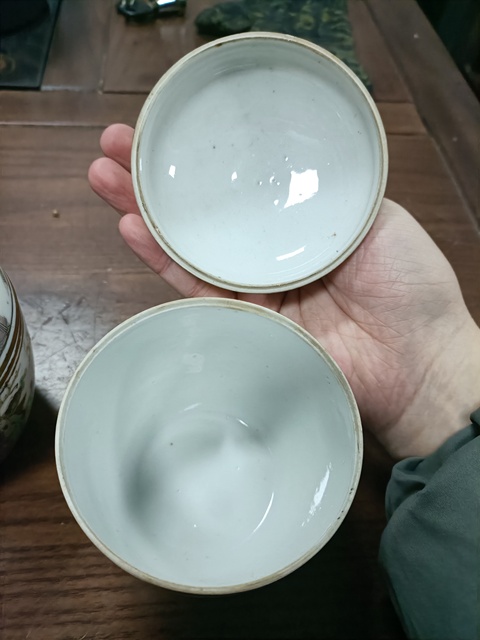 古玩陶瓷郭子儀遇仙細路糖缸一對拍賣，當前價格3888元