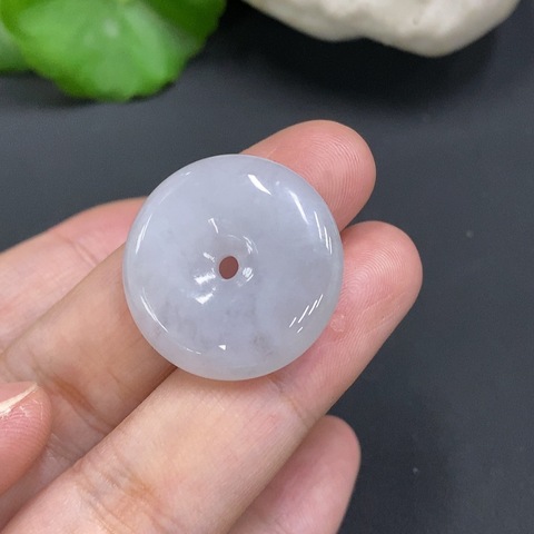 古玩玉器72天然翡翠平安扣拍賣,當前價格158元
