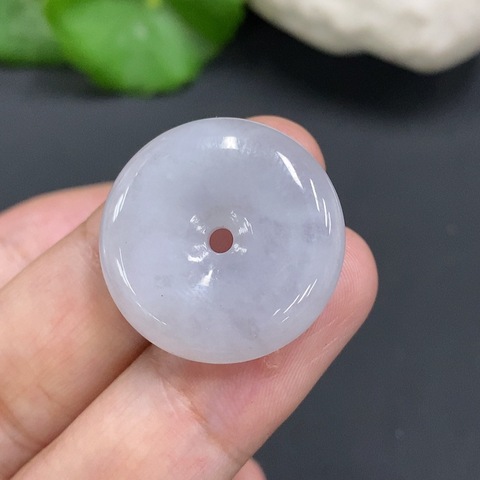 古玩玉器72天然翡翠平安扣拍賣,當前價格158元
