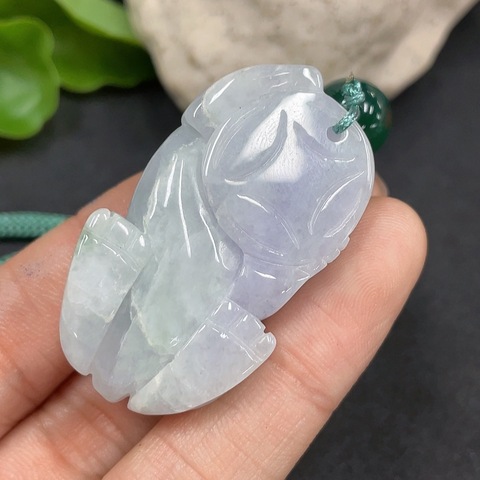 古玩玉器75天然翡翠貔貅掛件 總重27.026g拍賣,當前價格320元