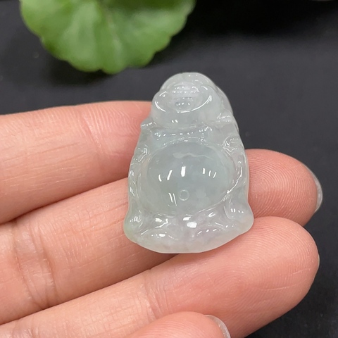 古玩玉器81天然翡翠雕刻花葉型掛墜（注意，這是葉子）拍賣，當前價格198元