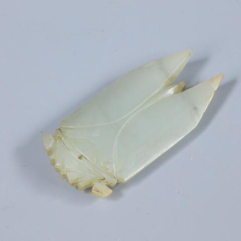 古玩玉器清八刀蟬拍賣，當前價格4500元