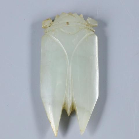 古玩玉器清八刀蟬拍賣，當前價格4500元
