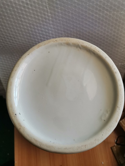 古玩陶瓷青花留白冰梅紋將軍罐拍賣，當前價格999元