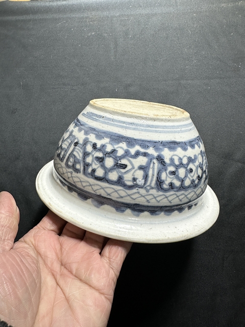 古玩陶瓷清代中期青花香爐拍賣,當前價格2999元