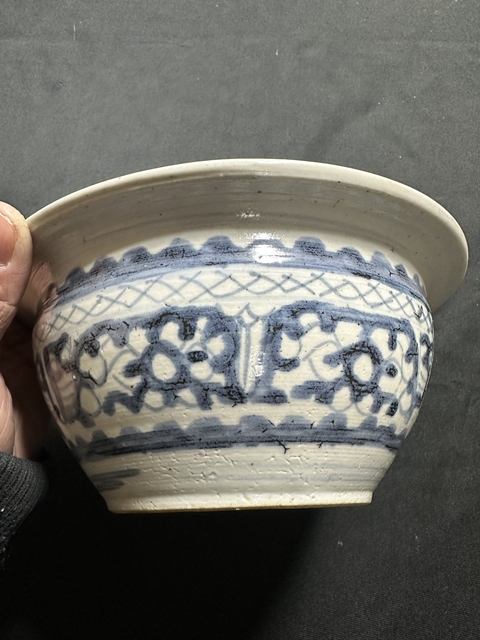 古玩陶瓷清代中期青花香爐拍賣,當前價格2999元