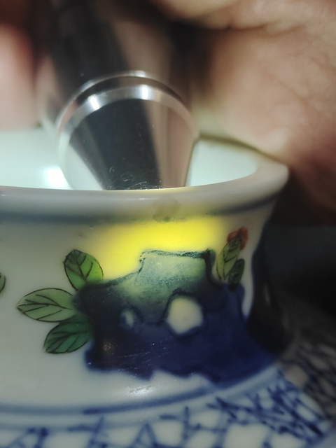古玩陶瓷光緒青花五彩攜琴訪友高士圖梅瓶拍賣，當前價格7800元