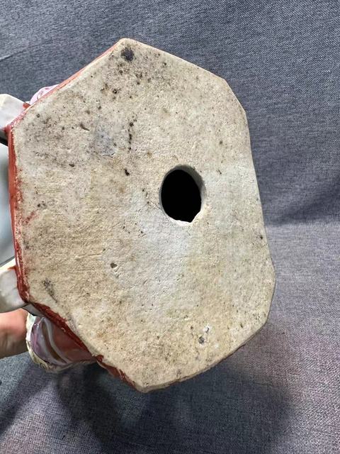 古玩陶瓷清末民初粉彩人物(唐英)造像拍賣,當前價格18888元