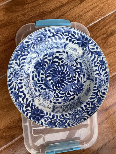 古玩陶瓷青花盤拍賣,當前價格2000元
