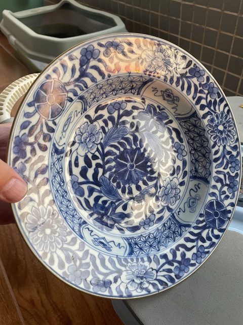 古玩陶瓷青花盤拍賣,當前價格2000元