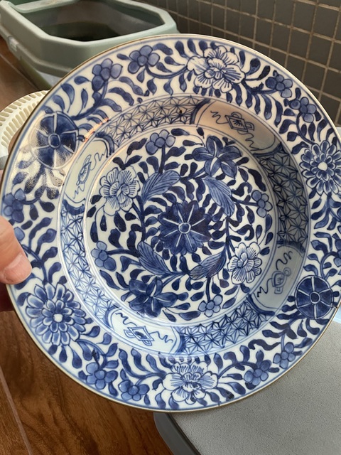 古玩陶瓷青花盤拍賣,當前價格2000元