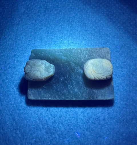 古玩玉器和田玉雕“卷云紋帶扣”真品鑒賞圖