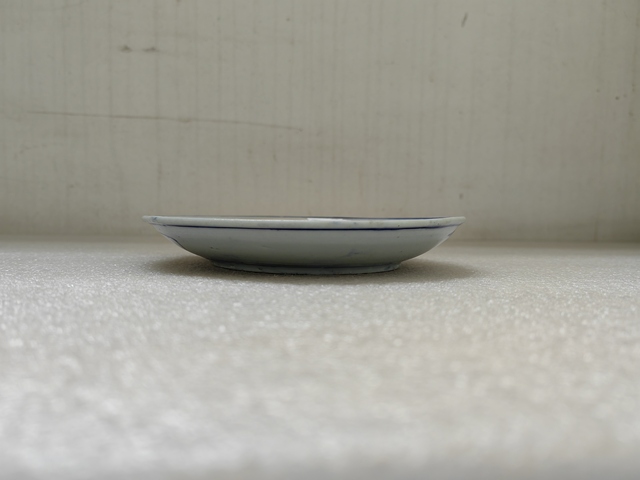 古玩陶瓷青花花卉紋盤拍賣，當前價格260元