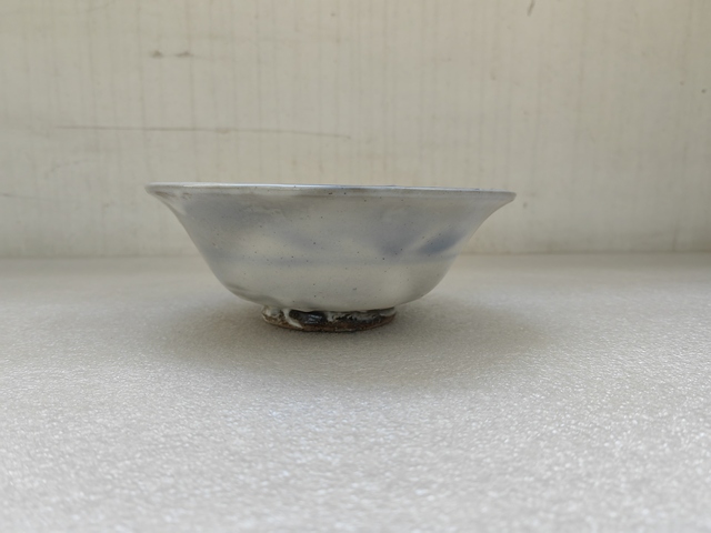 古玩陶瓷磁州窯青花花卉紋碗拍賣,當前價格450元