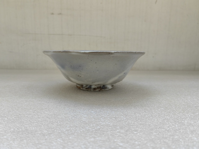 古玩陶瓷磁州窯青花花卉紋碗拍賣,當前價格450元