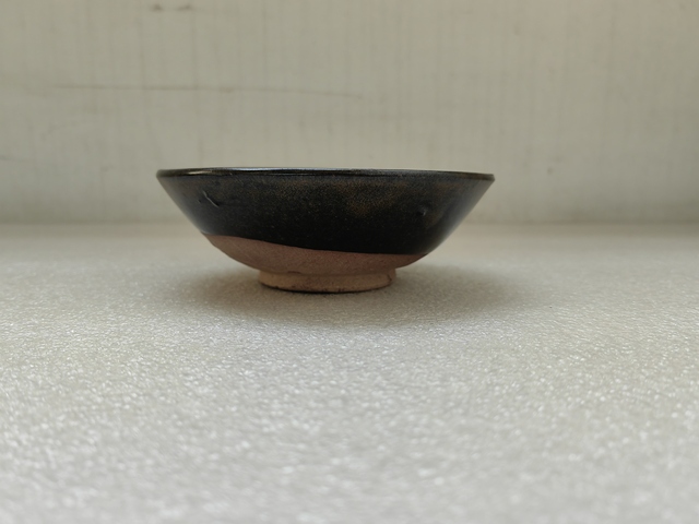 古玩陶瓷磁州窯茶葉末釉茶碗拍賣,當前價格398元