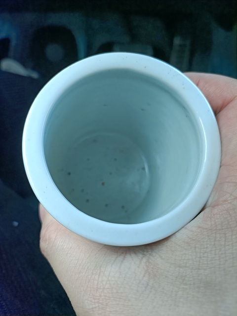 古玩陶瓷光緒青花山水人物通景筆筒拍賣,當前價格3888元