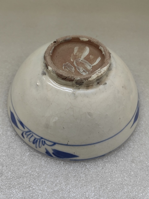 古玩陶瓷青花花卉紋碗拍賣,當前價格398元