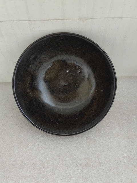 古玩陶瓷磁州窯茶葉末釉茶碗拍賣,當前價格398元