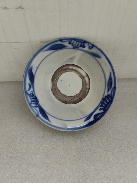 古玩陶瓷磁州窯青花花卉紋碗拍賣,當前價格450元