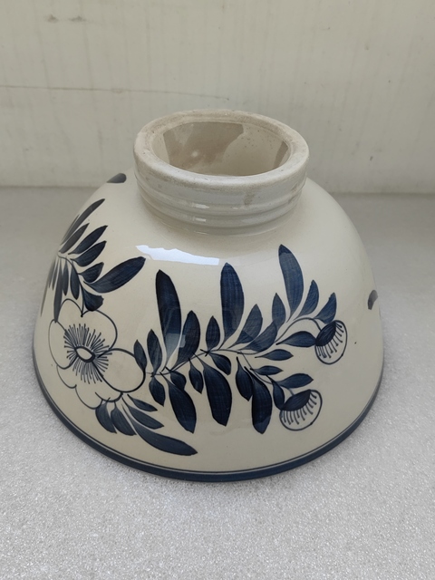 古玩陶瓷磁州窯青花花卉紋茶碗拍賣,當前價格1200元