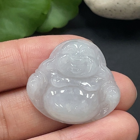 古玩玉器85天然翡翠佛公掛墜拍賣，當前價格198元