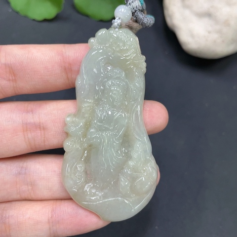 古玩玉器86天然翡翠掛件拍賣,當前價格168元