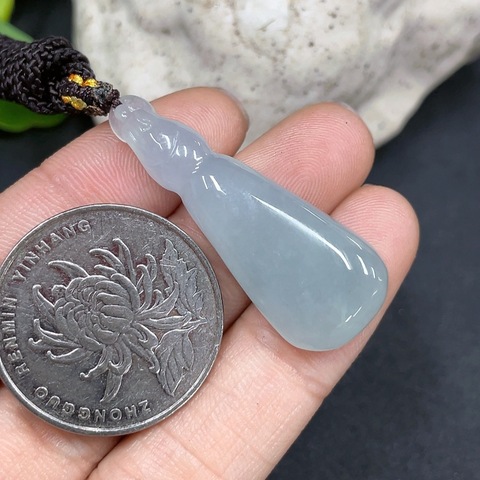 古玩玉器96天然翡翠掛件  配證書拍賣，當(dāng)前價(jià)格298元