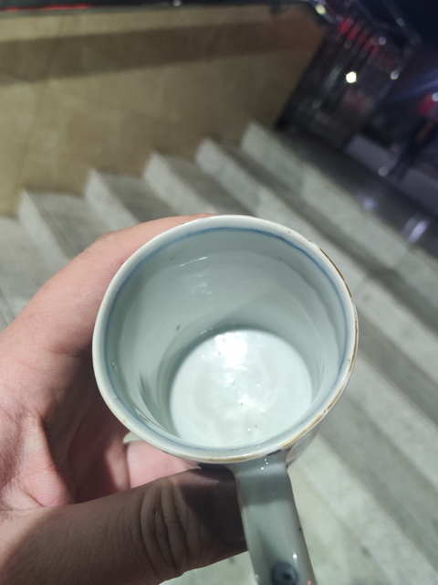 古玩陶瓷青花礬紅描金杯拍賣，當(dāng)前價(jià)格1600元