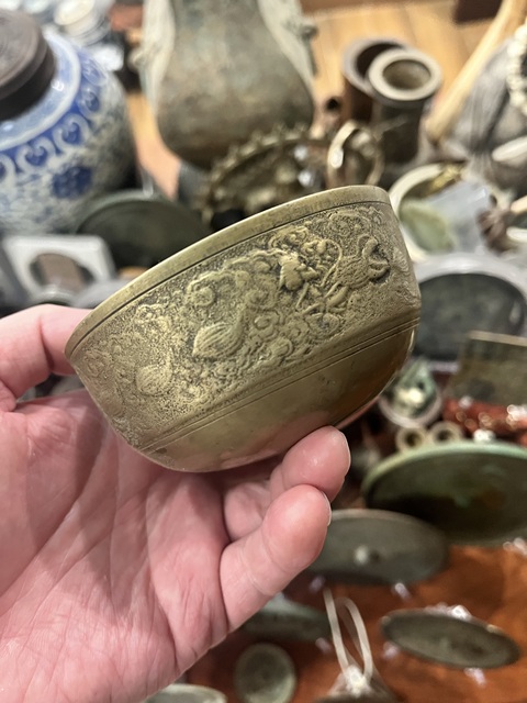 古玩雜項清代銅缽拍賣,當前價格299元