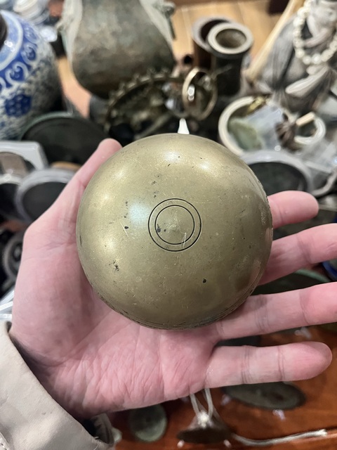 古玩雜項清代銅缽拍賣,當前價格299元
