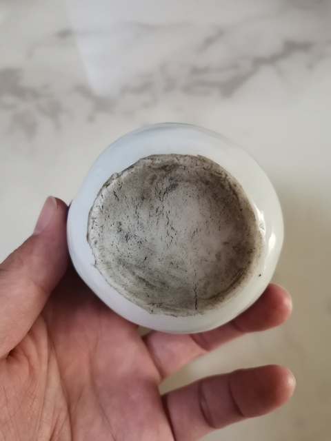 古玩陶瓷青花八寶紋水盂拍賣,當前價格500元