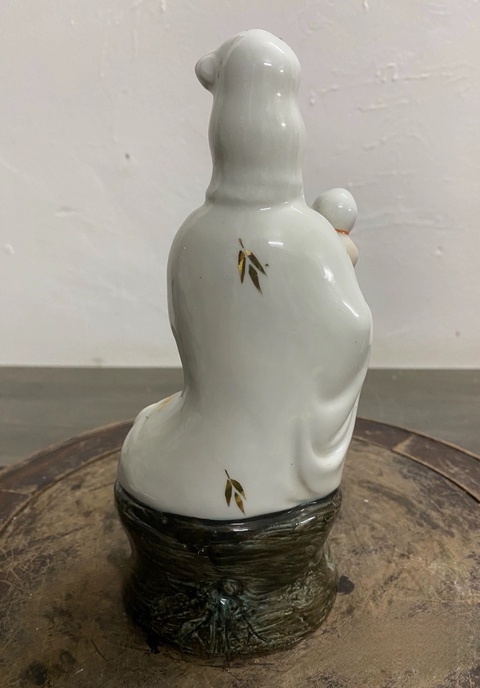 古玩陶瓷送子觀音拍賣，當前價格850元