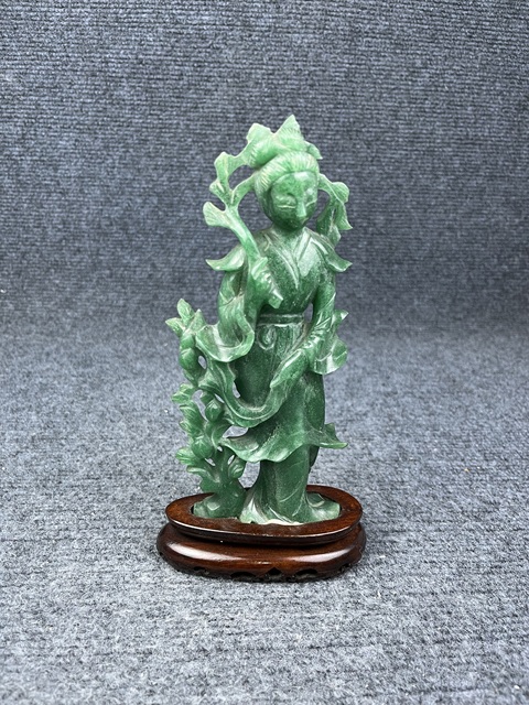古玩玉器仕女擺件拍賣,當前價格1888元