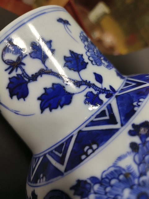 古玩陶瓷青花瓶拍賣，當(dāng)前價格4800元