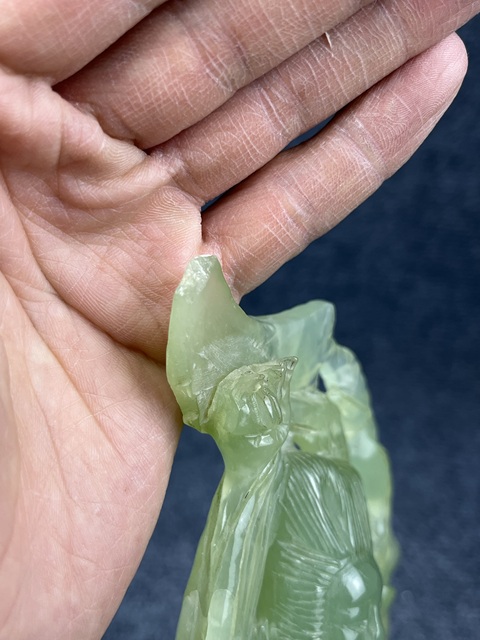 古玩雜項(xiàng)岫玉飛天女神擺件拍賣,當(dāng)前價(jià)格660元