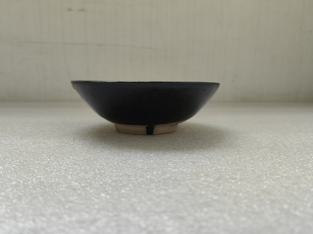 古玩陶瓷磁州窯黑釉茶碗拍賣,當(dāng)前價格398元