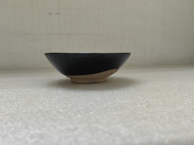 古玩陶瓷磁州窯黑釉茶碗拍賣,當(dāng)前價格398元