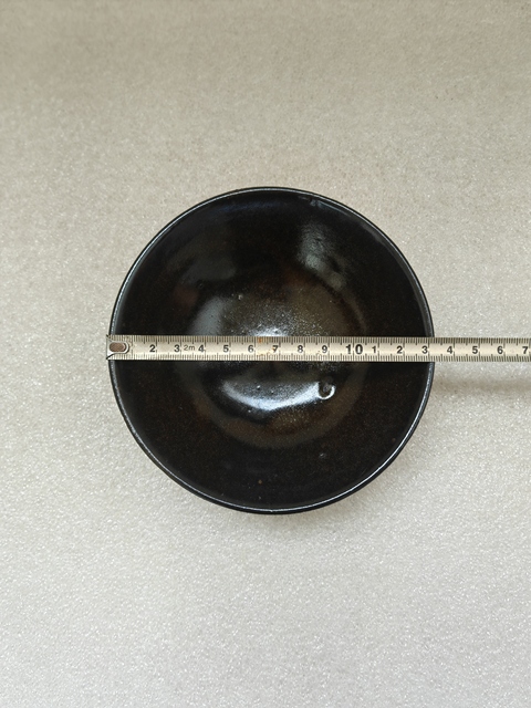古玩陶瓷磁州窯黑釉茶碗拍賣,當(dāng)前價格398元