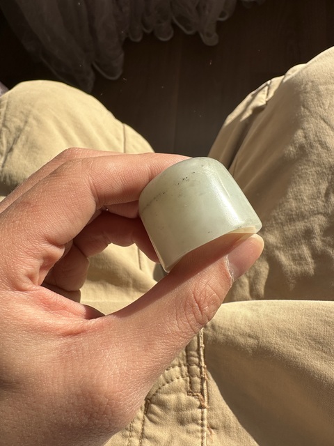 古玩玉器玉扳指真品鑒賞圖
