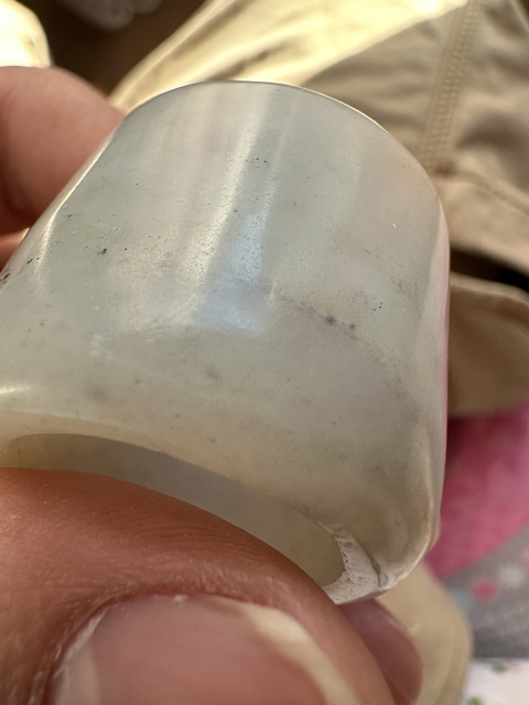 古玩玉器玉扳指真品鑒賞圖