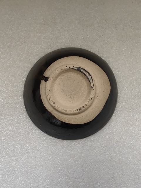 古玩陶瓷磁州窯黑釉茶碗拍賣,當(dāng)前價格398元