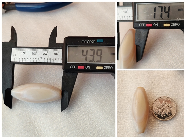 古玩玉器特價大尺寸帶雙眼天然纏絲瑪瑙珠拍賣,當前價格188元