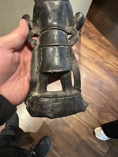 古玩銅器財神造像拍賣,當前價格39999元
