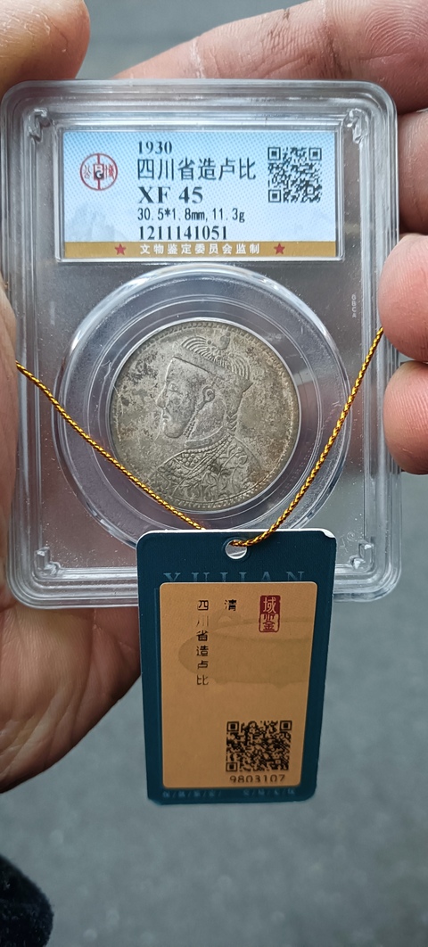 古玩錢幣實物保真晚清光緒像四川省造盧比拍賣,當前價格0元