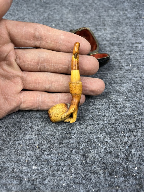 古玩雜項海泡石煙斗拍賣，當前價格888元