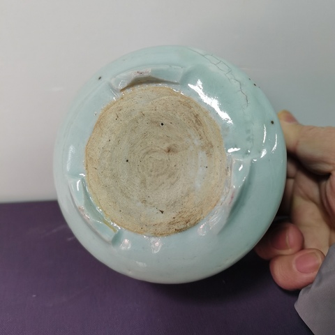 古玩陶瓷清晚期青花趕珠龍紋香爐拍賣，當前價格2900元