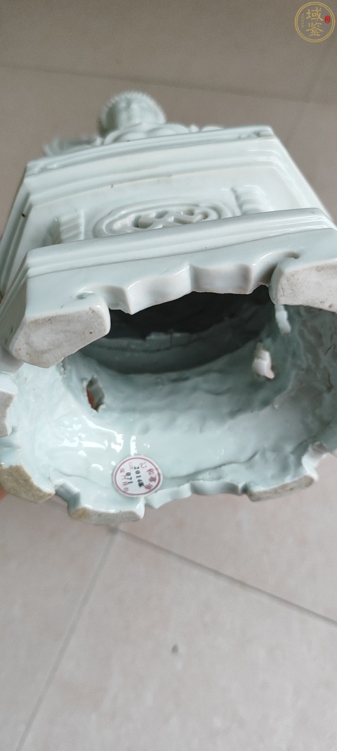 古玩陶瓷“許裕源制”款德化釋迦牟尼佛造像拍賣,當(dāng)前價(jià)格150000元