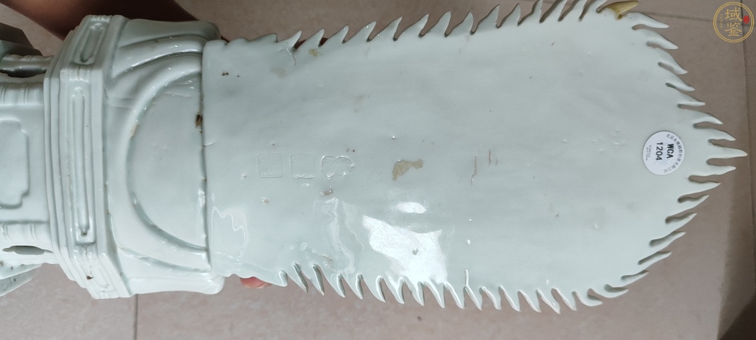 古玩陶瓷“許裕源制”款德化釋迦牟尼佛造像拍賣,當(dāng)前價(jià)格150000元