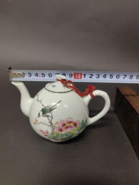 古玩陶瓷粉彩花鳥紋壺拍賣，當前價格1000元
